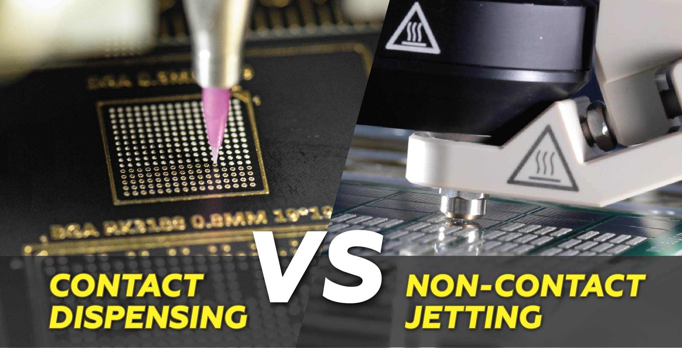 Jetting VS Contact Dispensing Header