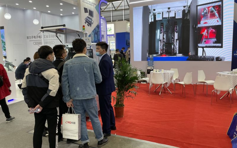 Visitors in Productronica Shanghai