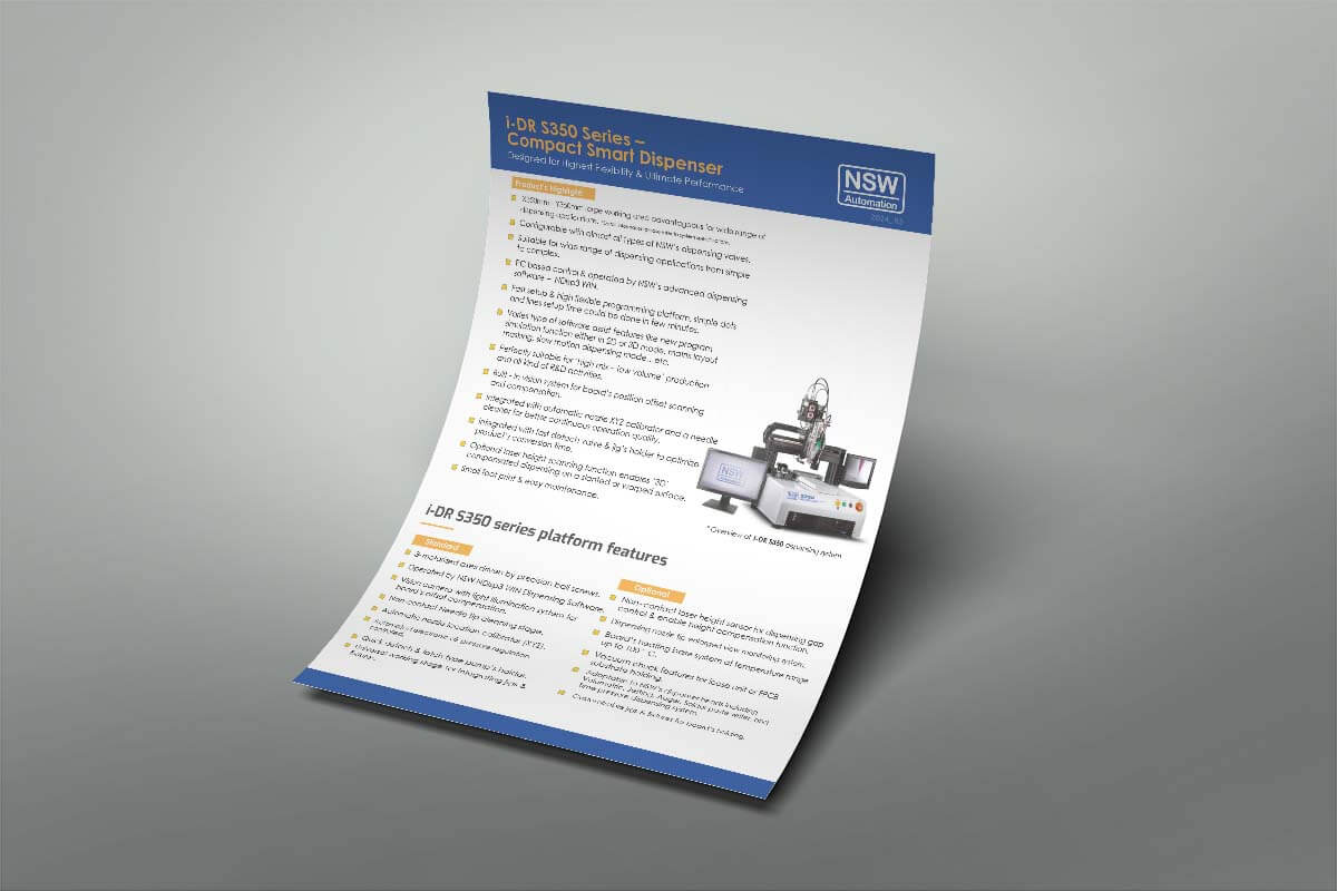 NSW i-DR S350 Brochure - NSW Automation