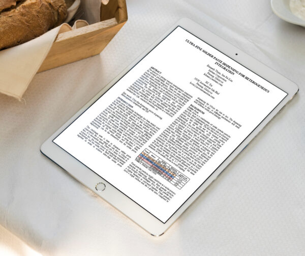 Ultra-fine Solder Paste Dispensing for Heterogeneous Integration (Whitepaper)